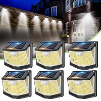 Luci LED Solare Esterno Giardino - 248 LED Luce Esterne con Pannello Solari