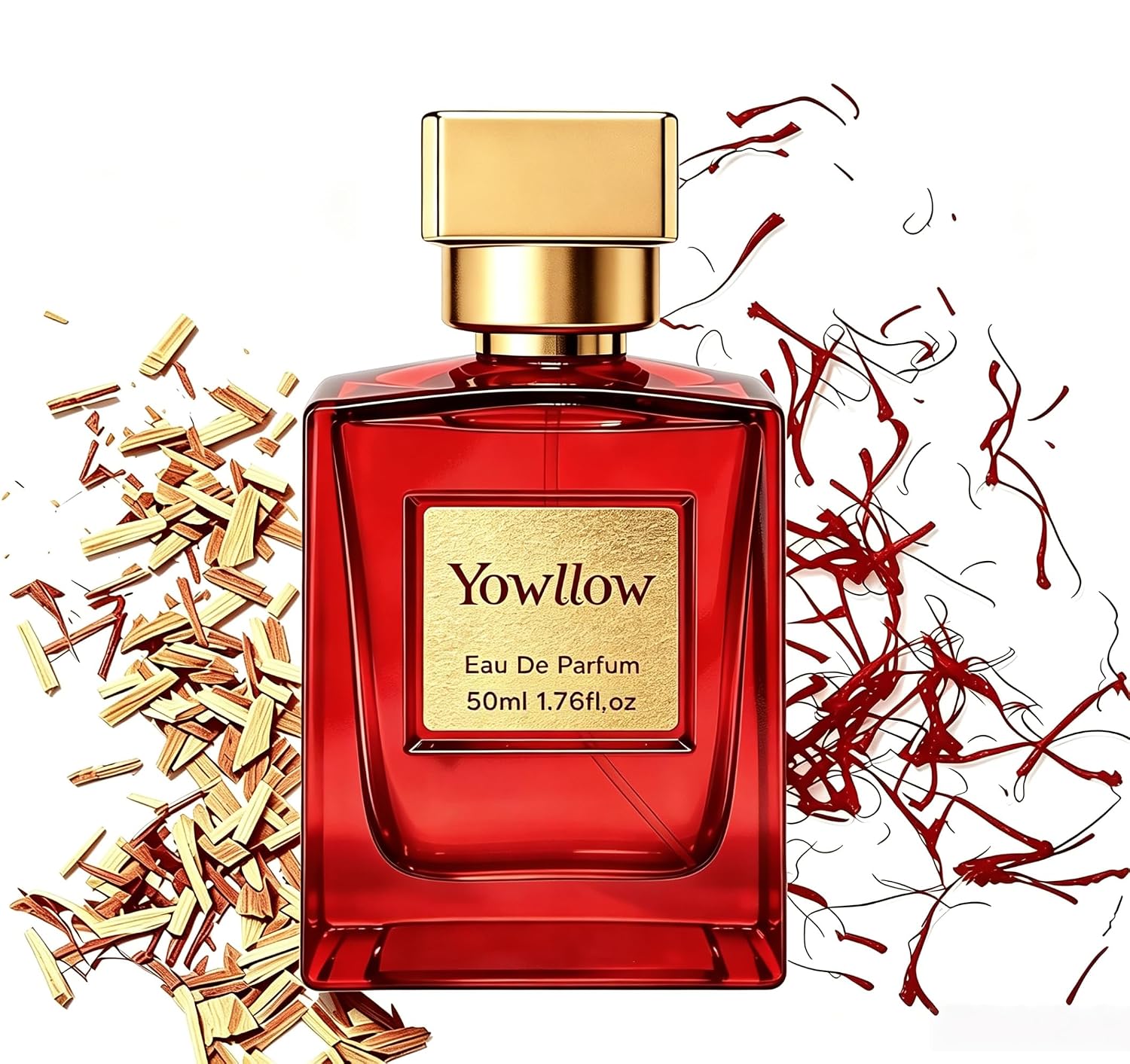 Yowllow Ambery Saffron Eau de Parfum - Long Lasting Women's Fragrance