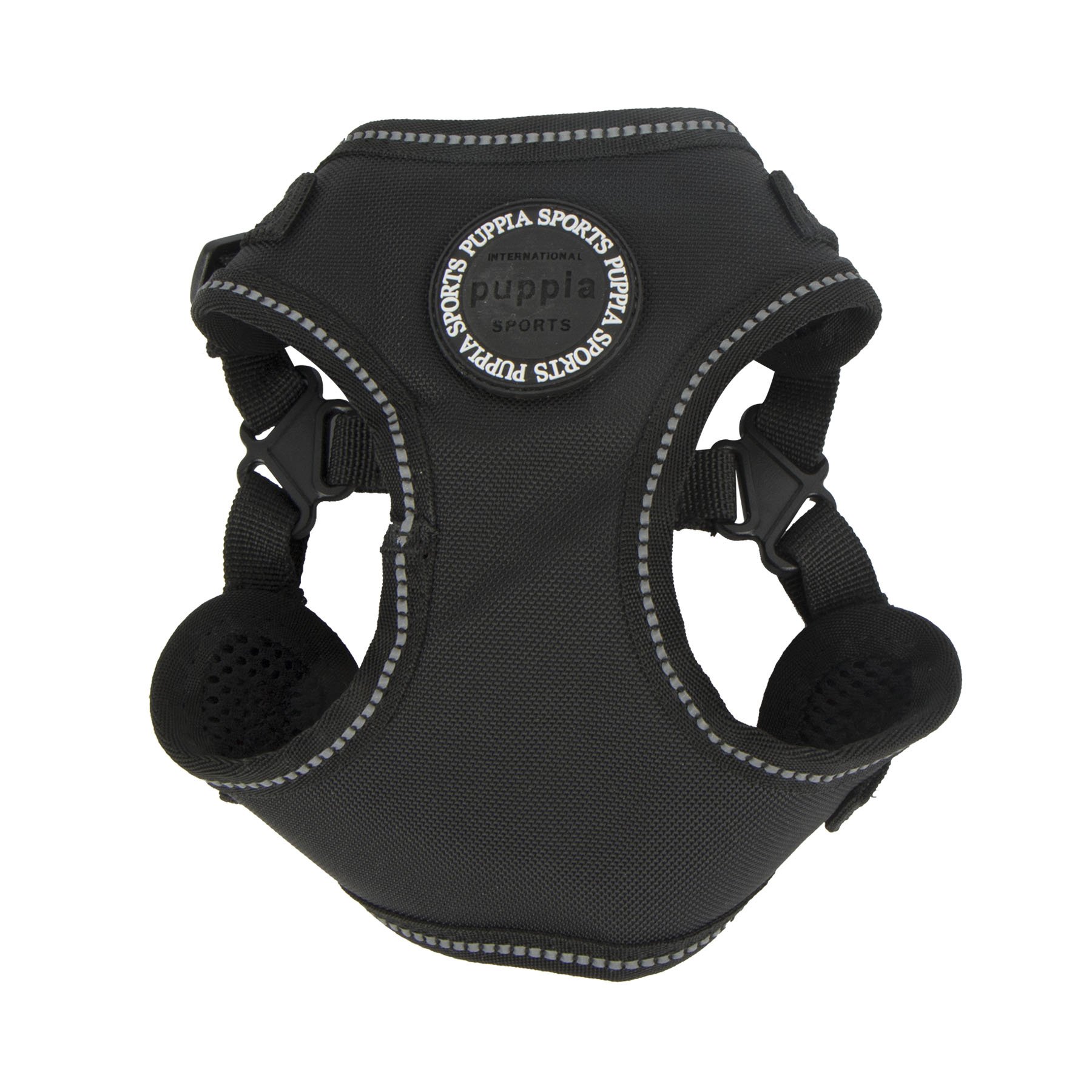 Harnais pour petit chien Puppia Trek noir taille S réglable et confortable