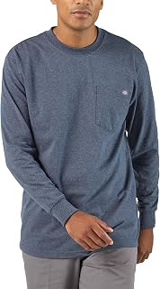 Dickies Men's Big and Tall Long Sleeve Heavyweight Crew Neck