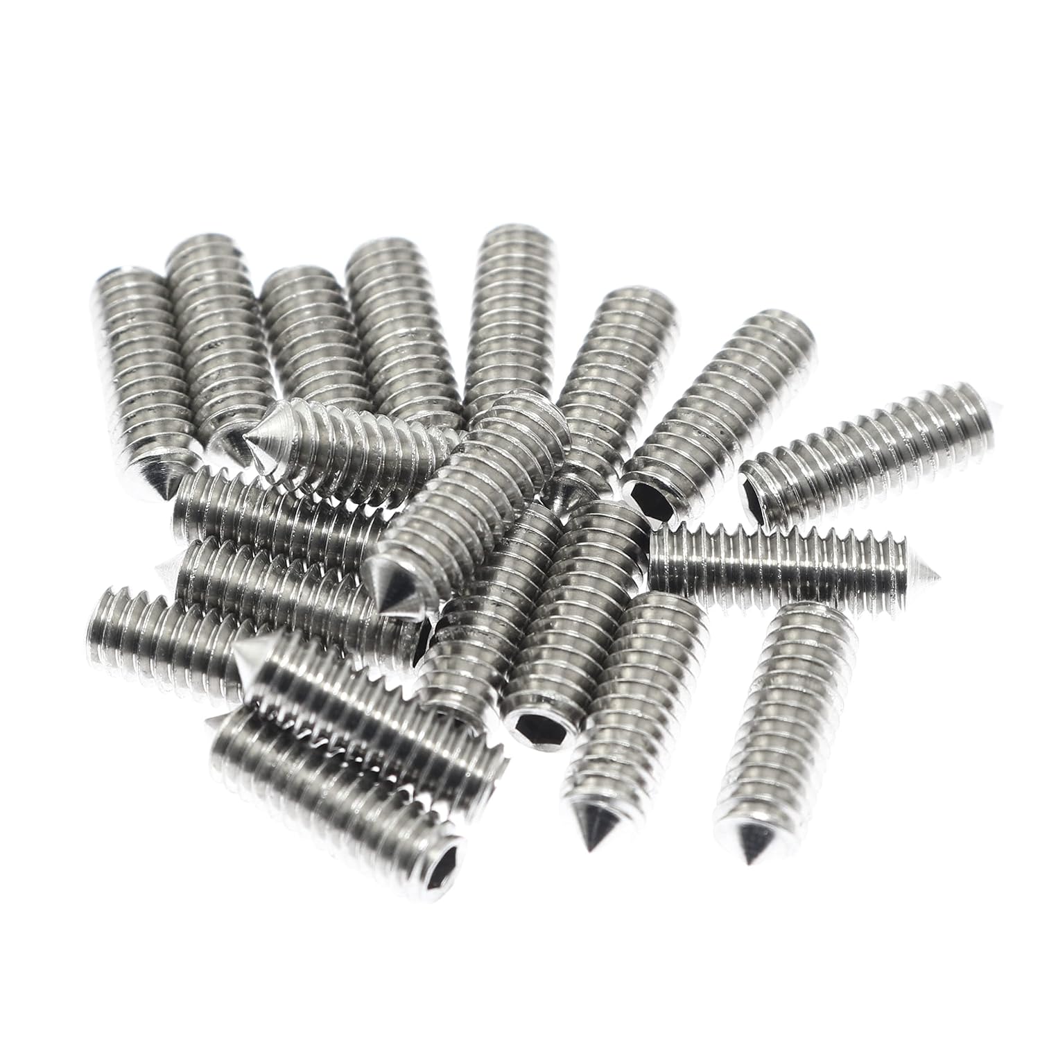 Set Screws Maxmoral 20pcs #8-32 x 3/8" Stainless Steel Cone Point Grub Screw/Set Screws for Door Handle, Bathroom