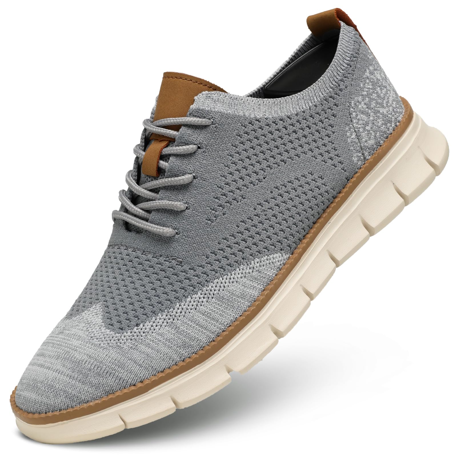 Mens Casual Dress Shoes Fashion Walking Sneakers Mesh Business Oxfords Work Lightweight Soft Sole
