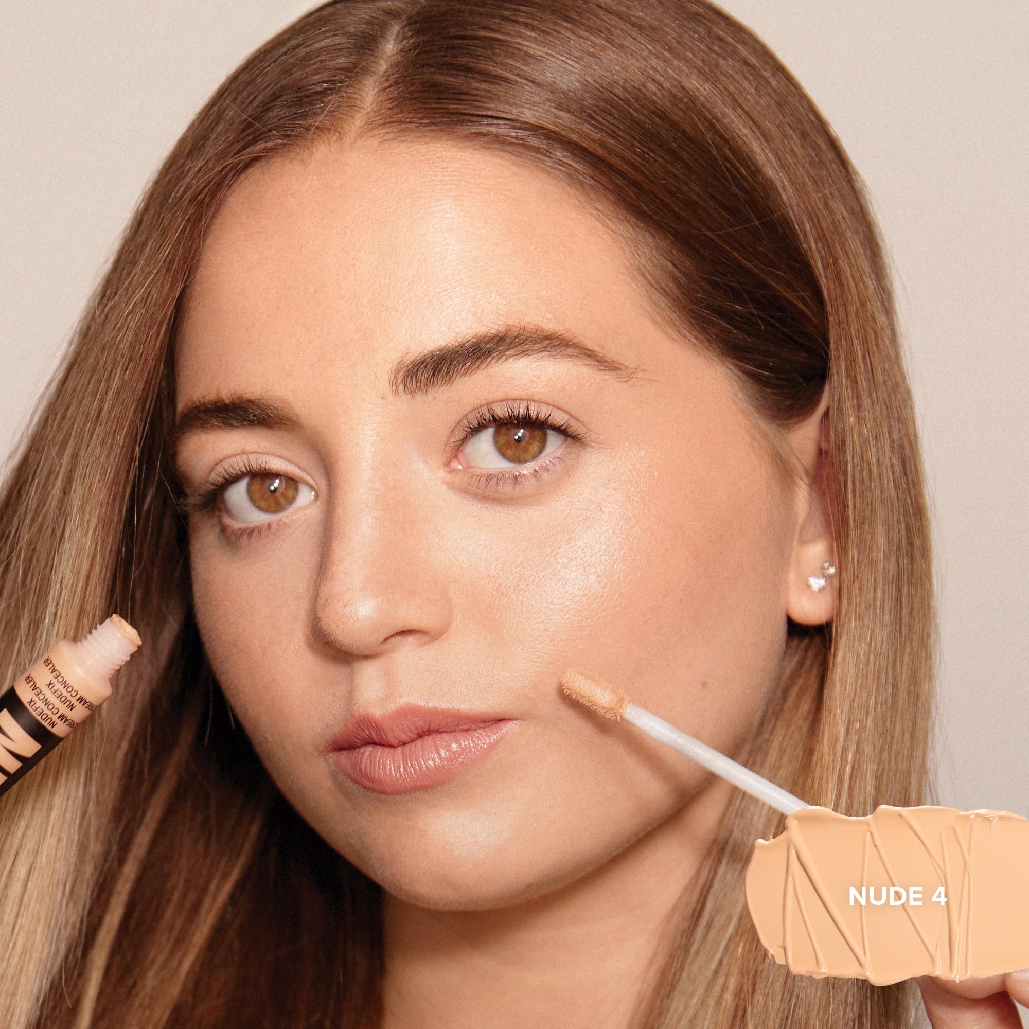 Nudestix NUDEFIX Cream Concealer – Hydrating Buildable Natural-Finish Makeup