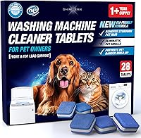 Vista 13 de Washing Machine Cleaner Pro Tablets para dueños de mascotas, paquete de 56, lavadora de carga frontal y superior, limpieza profunda, segura