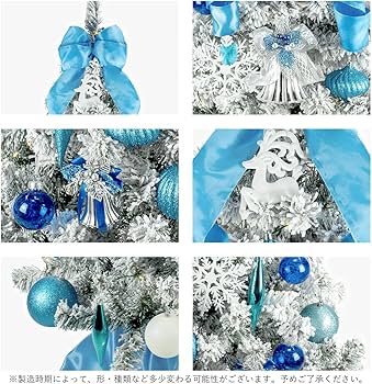 Amazon | クリスマス屋 クリスマスツリー 120cm 雪 白 セツトツリー