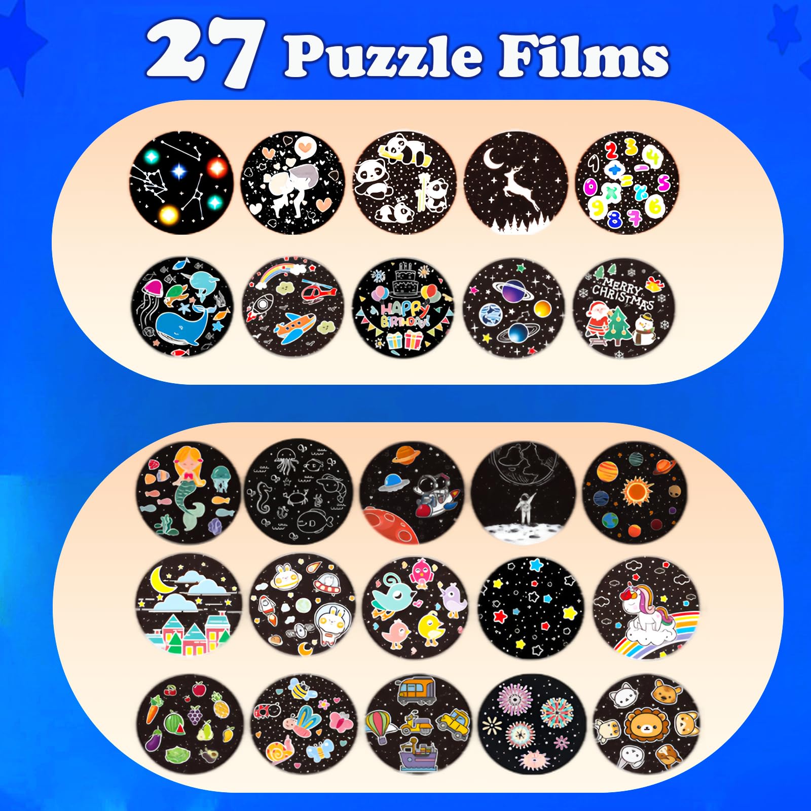 Kids Night Light Projector,27 Films 8 Music Dinosaur Star Projector, Baby Night Light with 360°Rotation,Star Lights for Boys Girls Toys, Bedroom Room Decor,Birthday Gifts (Green)