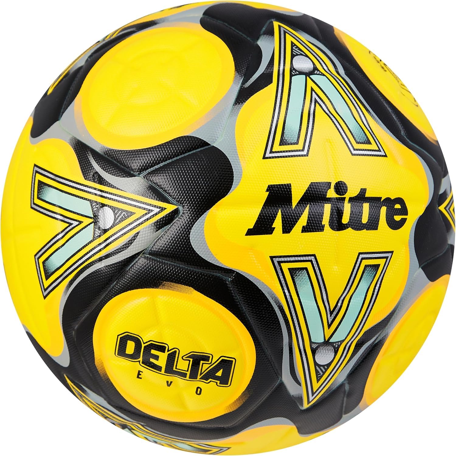 Mitre Delta Football | Extrem strapazierfähig | Verbesserte Präzision und dauerhafte Performance Fußball
