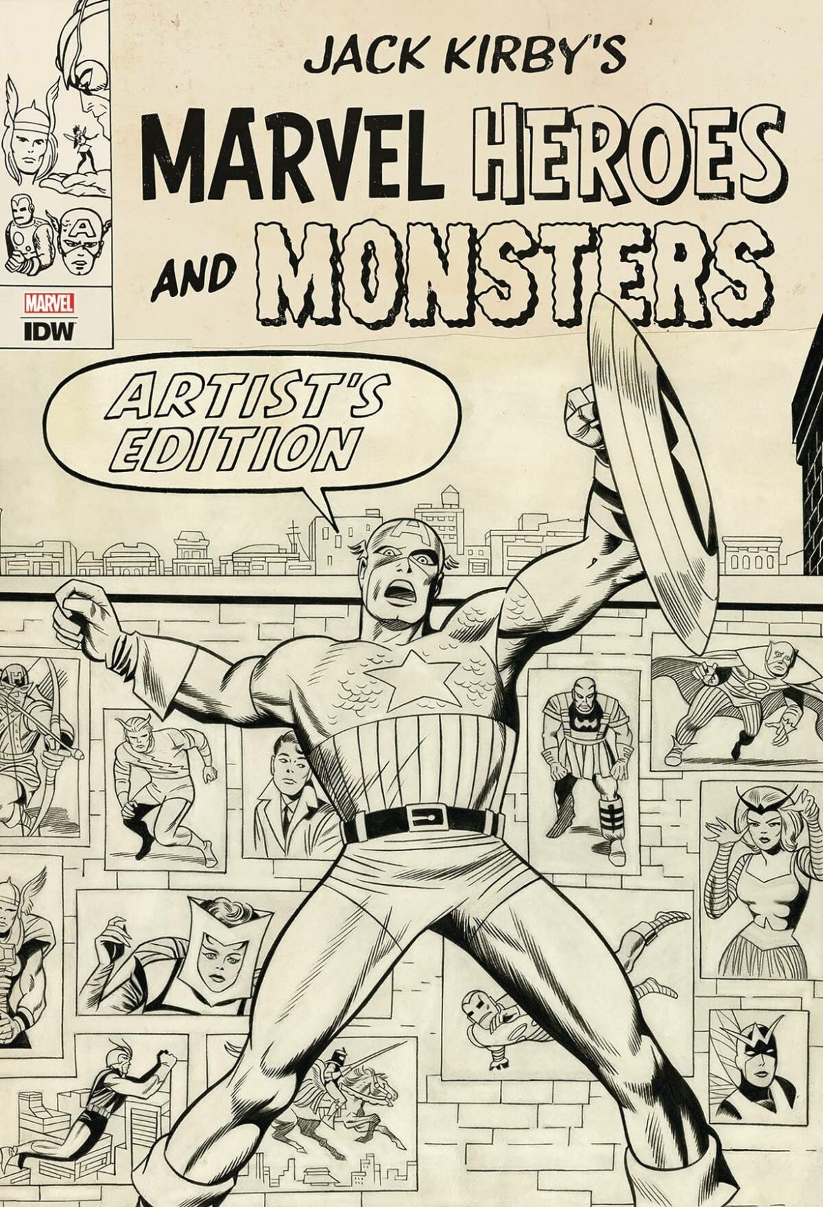 JACK KIRBY'S MARVEL HEROES AND MONSTERS ARTIST EDITION Hardcover – January 1, 2018