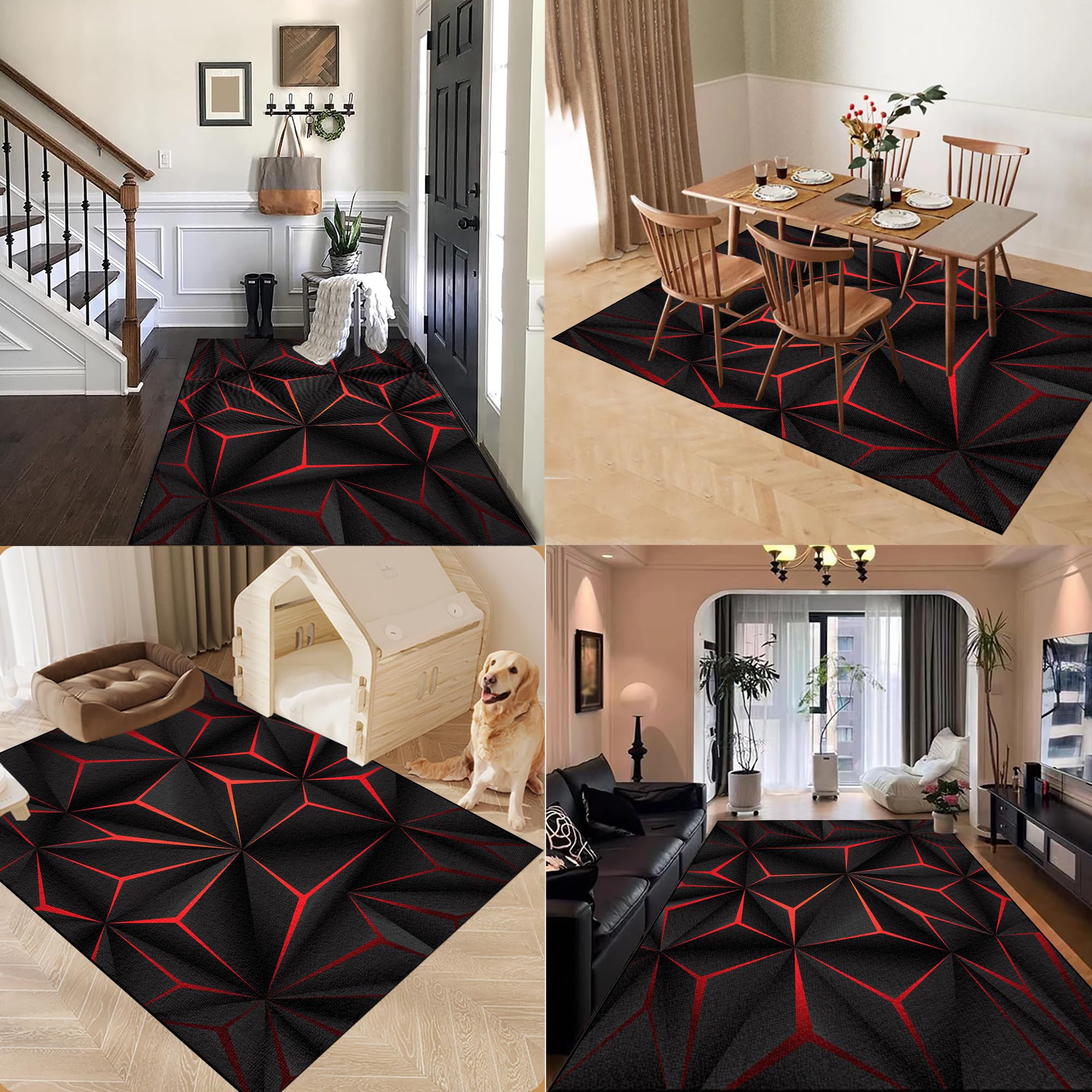 Tapis de Chaise Gaming Protège Le Sol, Tapis de Protection pour Les Sols, Tapis Chaise de Bureau 80 x 130 cm, Tapis de Sol pour Bureau Plancher de Bois, Tapis de Chaise Polyvalent pour la Maison