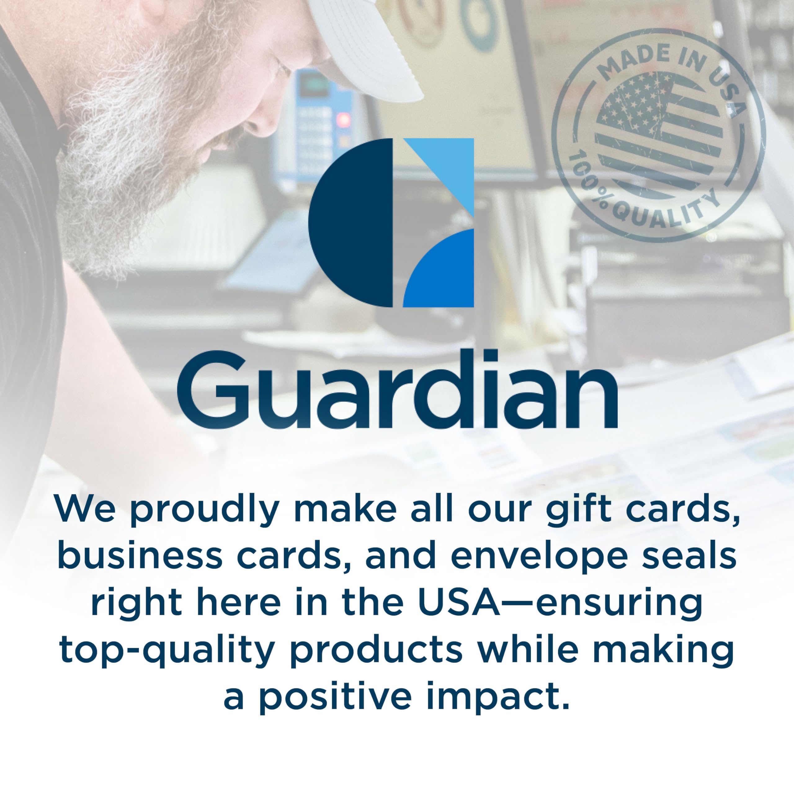 Guardian Gift Card Envelopes with Clear Window, Pack of 100 Blank Small Envelopes for Gift Cards, Business Cards, Key Cards, and More, 2 ½ Inches x 3 ⅝ Inches, White