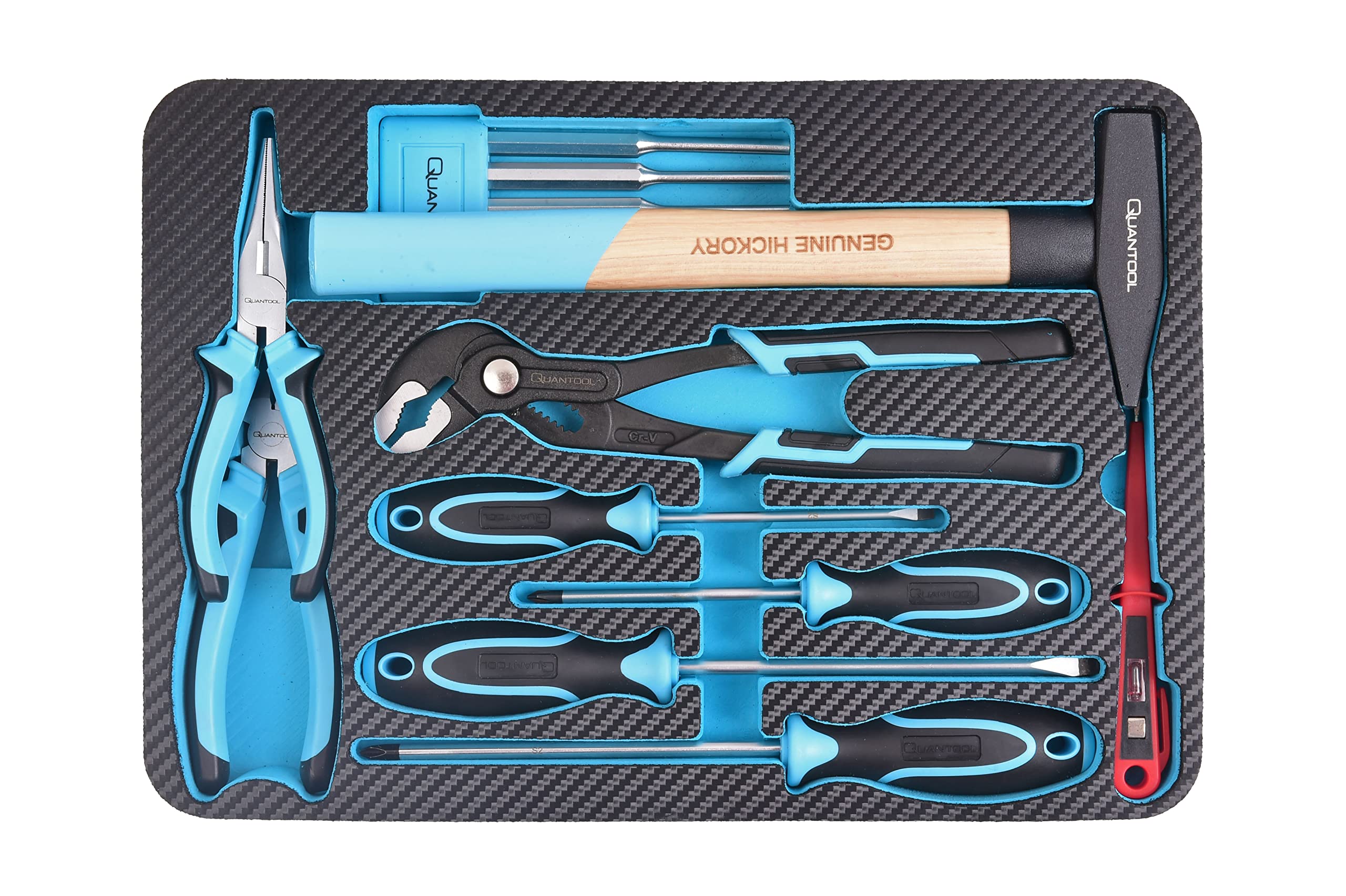 Quantool Q25150 - Set di attrezzi, 48 pezzi