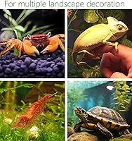 Vista 4 de Aquarium Hideaway Rock Cave for Aquatic Pets to Breed, Play and Rest, Safe and Non-Toxic Ceramic Fish Tank Ornaments, Decor Stone for Betta