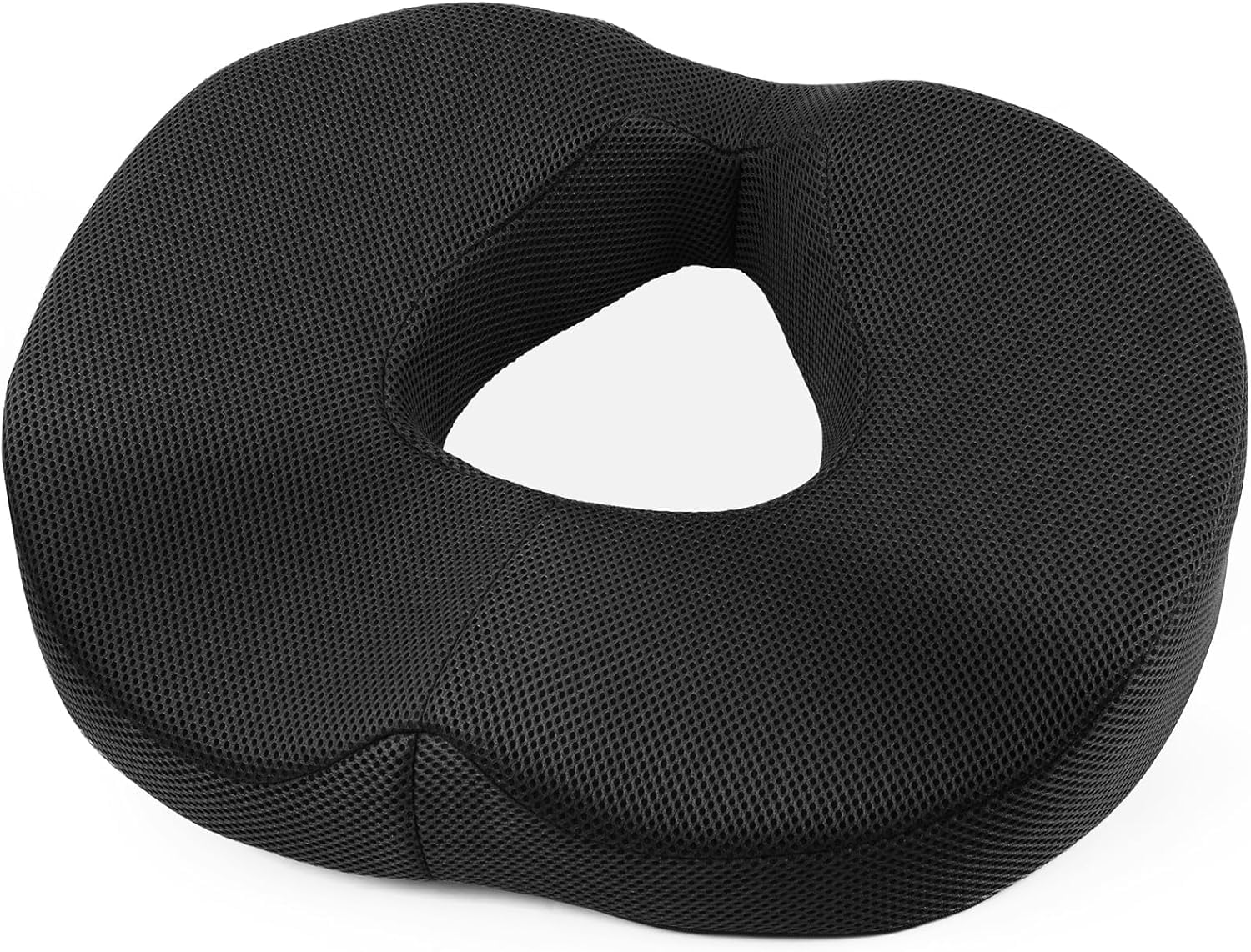 Donut Cushion for Hemorrhoids & Postpartum Recovery, Coccyx Cushion for Tailbone Pain Relief, Memory Foam Seat Cushions for Long Sitting, Office Chair, Wheelchair, Car, Sciatica, Piles & After Surgery