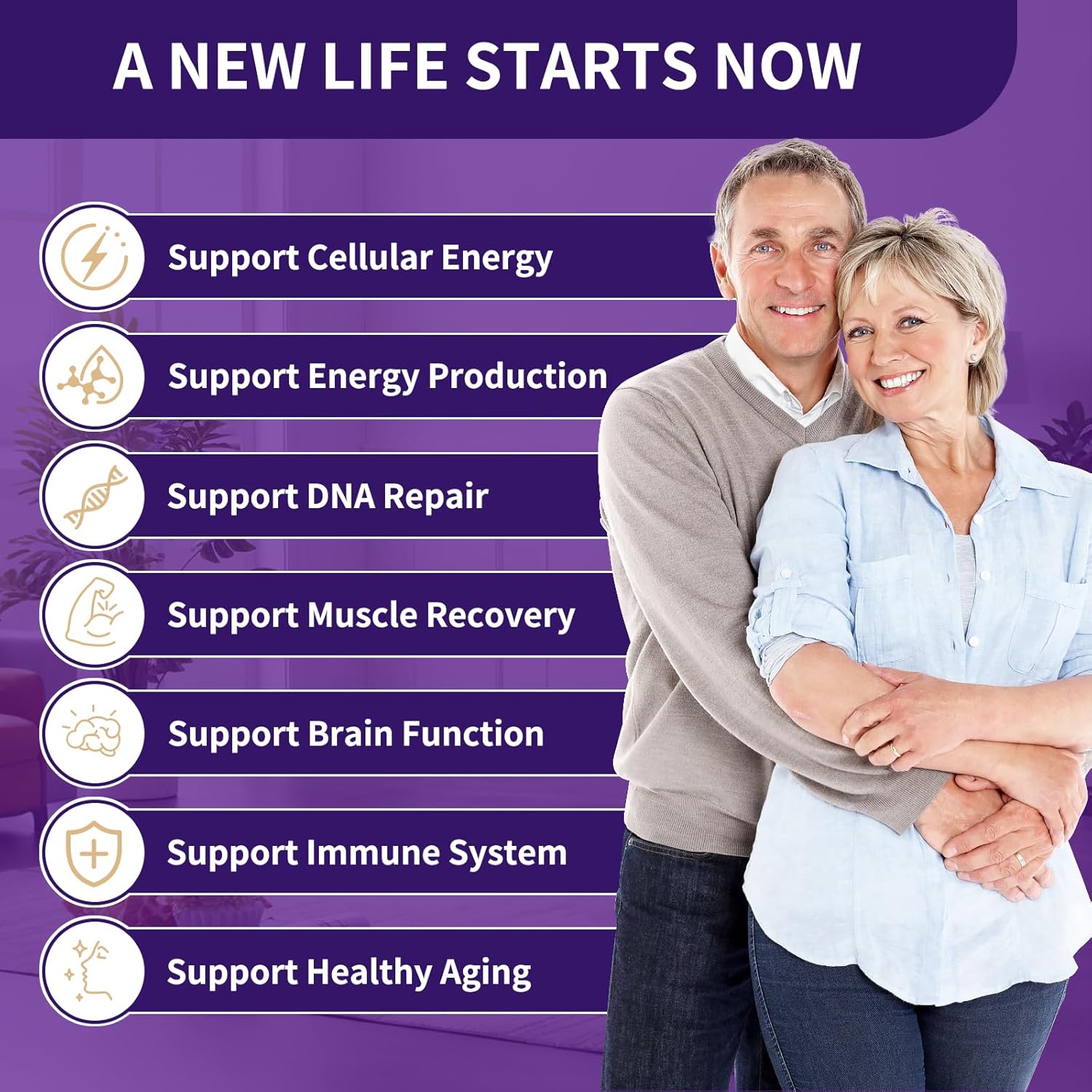 NAD+ Supplement for Women & Men 1800mg - Liposomal NAD Plus with Nicotinamide Riboside & Resveratrol, Anti-Aging | Mitochondrial Health | Radiant Skin - 60 Capsules - Image 2