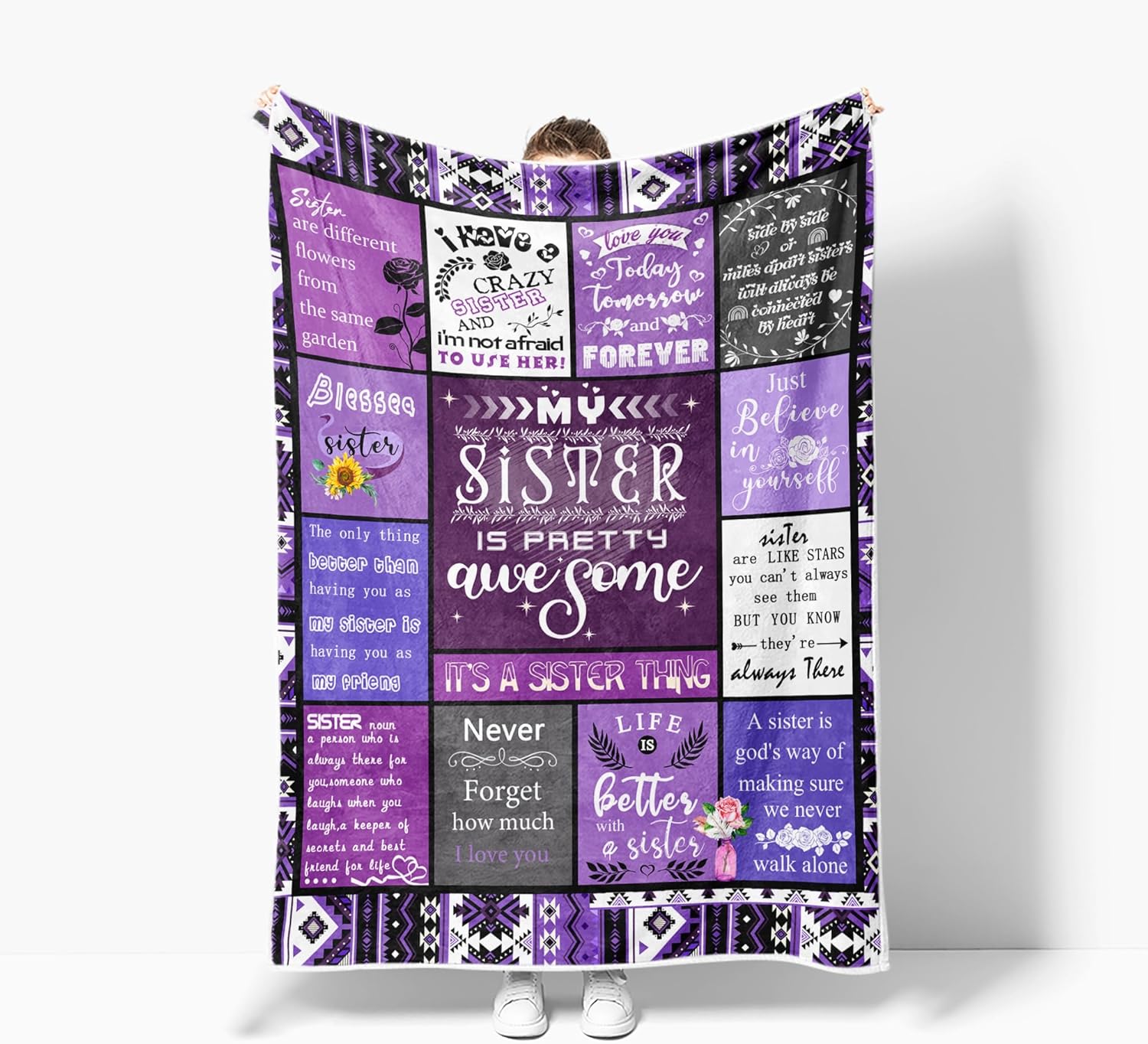 Rustic Cabin Throw Blanket, Farmhouse Country Black Bear Deer Moose Forest Woodland Fleece Blanket, Hunting Cabin Soft Flannel Throw Blanket for Chair Bed Sofa Couch Office, 60X80IN