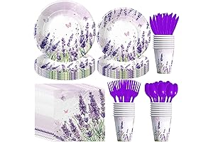 Lavender Elegance: The Perfect Tableware for a Serene Celebration