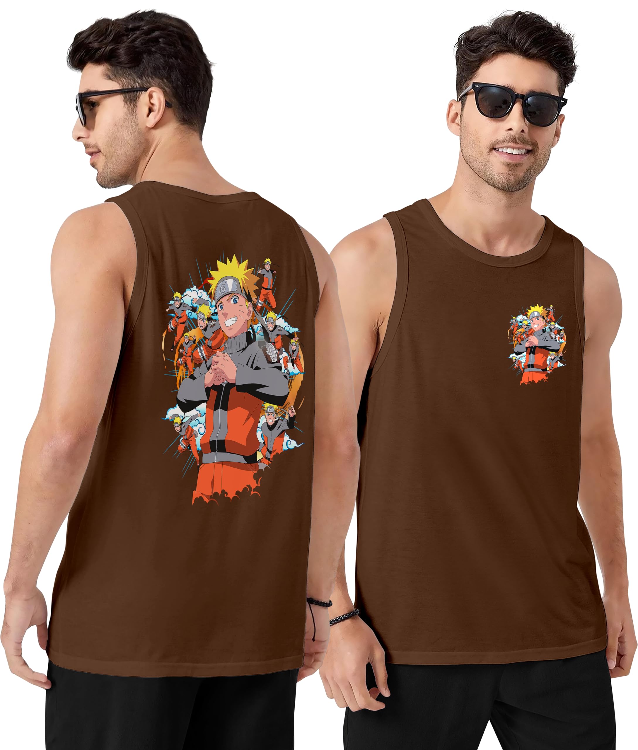 wyatt Regular Fit Cotton Printed Vest for Men | 100% Cotton Fabric (Pack of 1)-picture-23