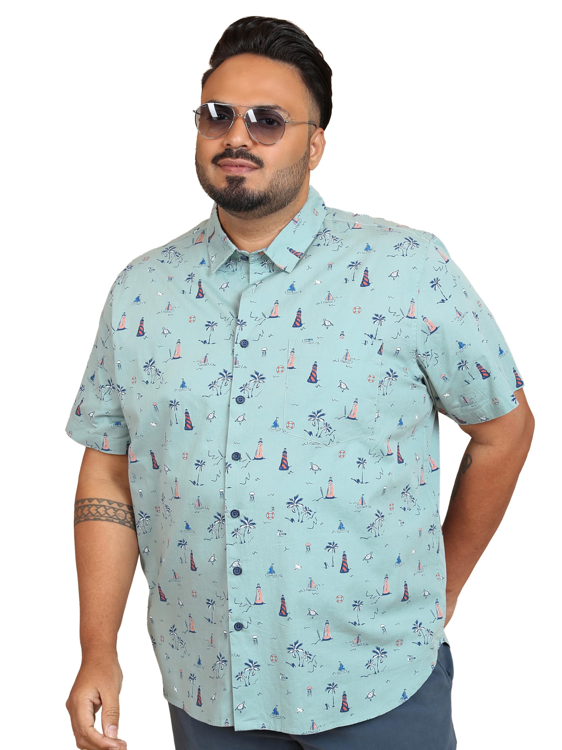 highlander Men's Printed Slim Fit Shirt-picture-52