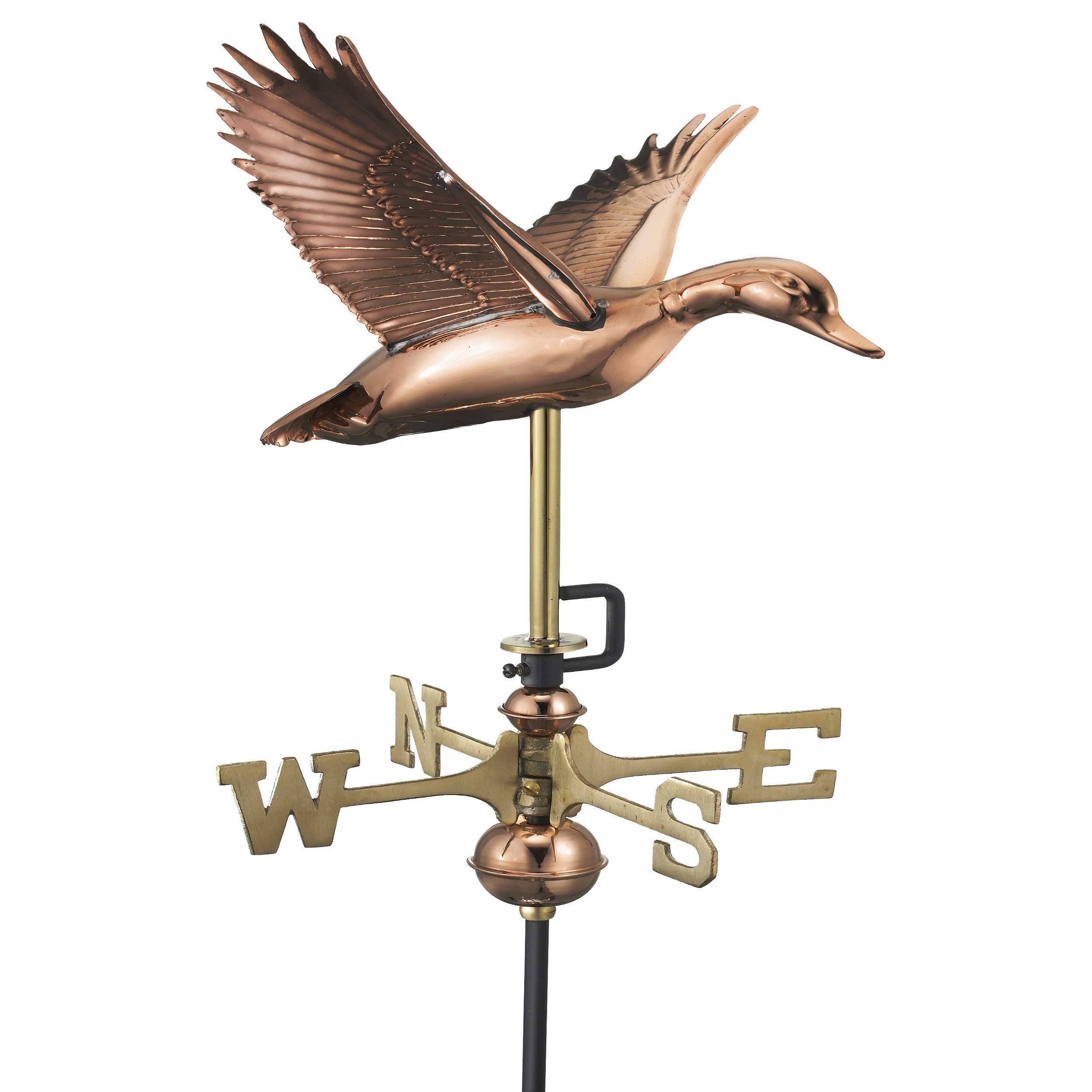 Espira Flying Duck Copper Cottage Weathervane