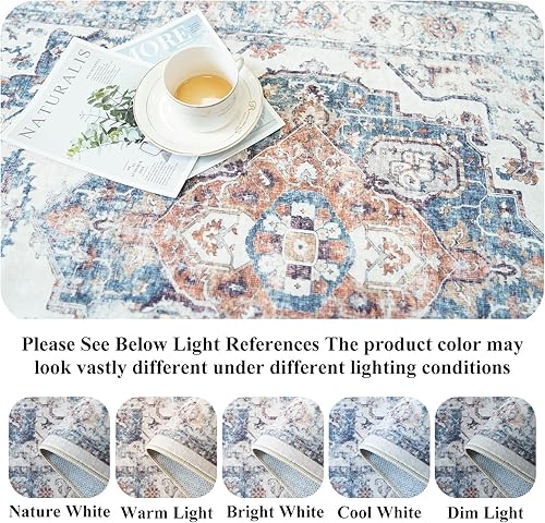 Miniatura 179 de Alfombra lavable para pasillo y de cocina, alfombra de entrada, vintage, suave para el suelo, alfombra antideslizante para interiores, para baño