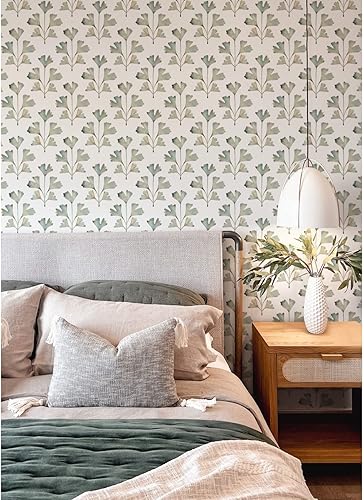 RoomMates RMK12640PL - Papel pintado para despegar y pegar con diseño de gato verde