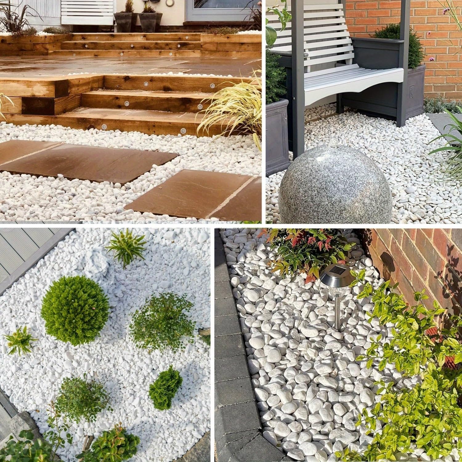 Garden Outdoor Landscape Stone, Yard, Walkway Stone, Plant Bonsai Stone, Vase, Artwork Stone 1-3 inch, 38 Pounds