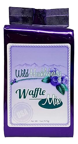 Miniatura 1 de Huckleberry Haven's Wild Huckleberry Waffle Mix 15 oz