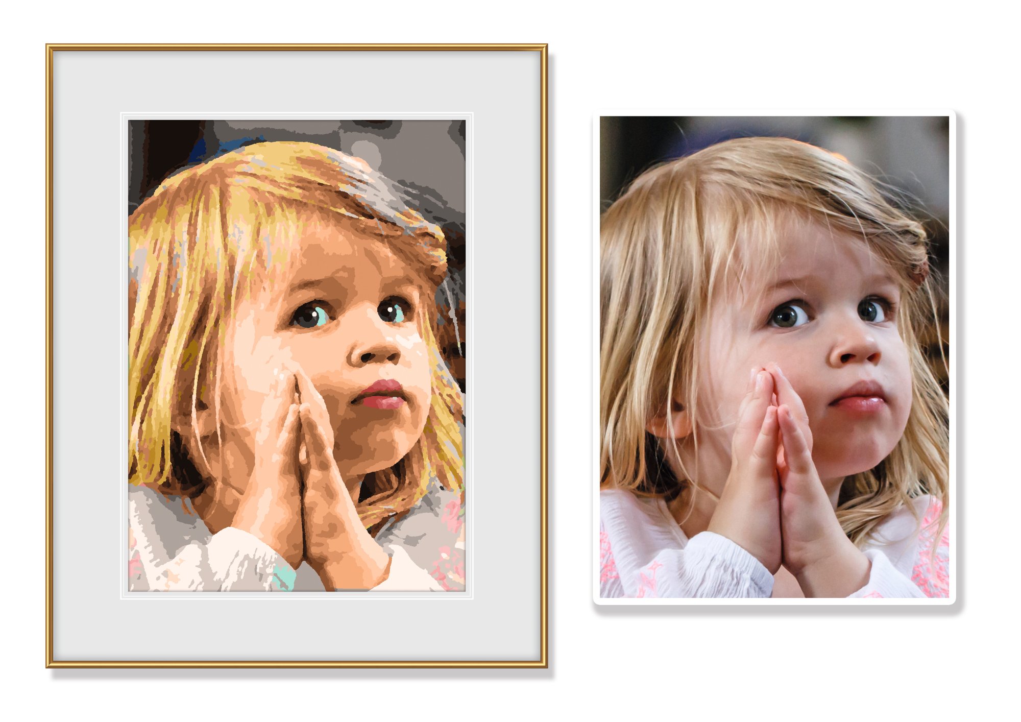 Schipper Malen nach Zahlen – Male deinen Liebling in Farbe, individuelles Porträt als Malvorlage, eigenes Foto als Malvorlage, personalisiertes Malset, 30 x 40 cm, kreative Geschenkidee