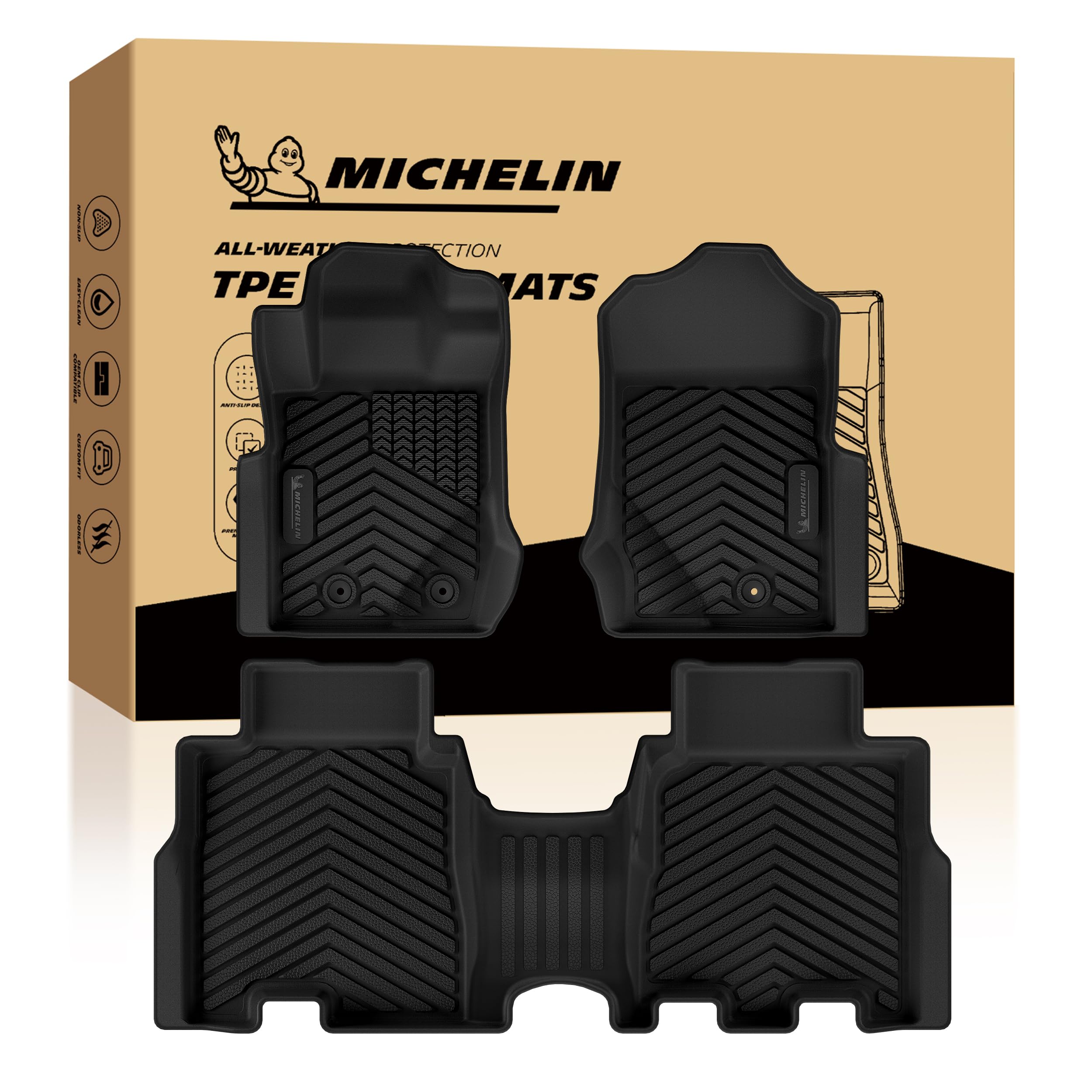 Michelin Vehicle Mats for Ford Bronco 4-Door 2021-2026