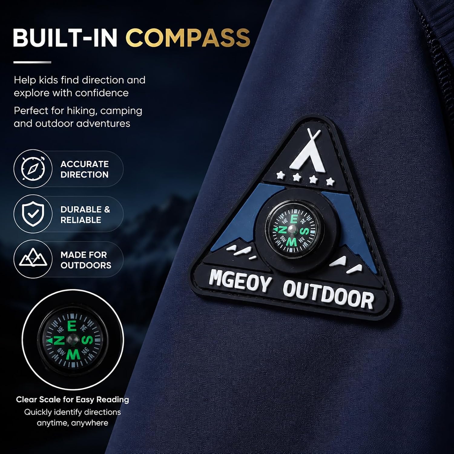 MGEOY Boys Girls Rain Jacket Lightweight Waterproof Hooded Mesh Lined Raincoat Windbreakers for Kids