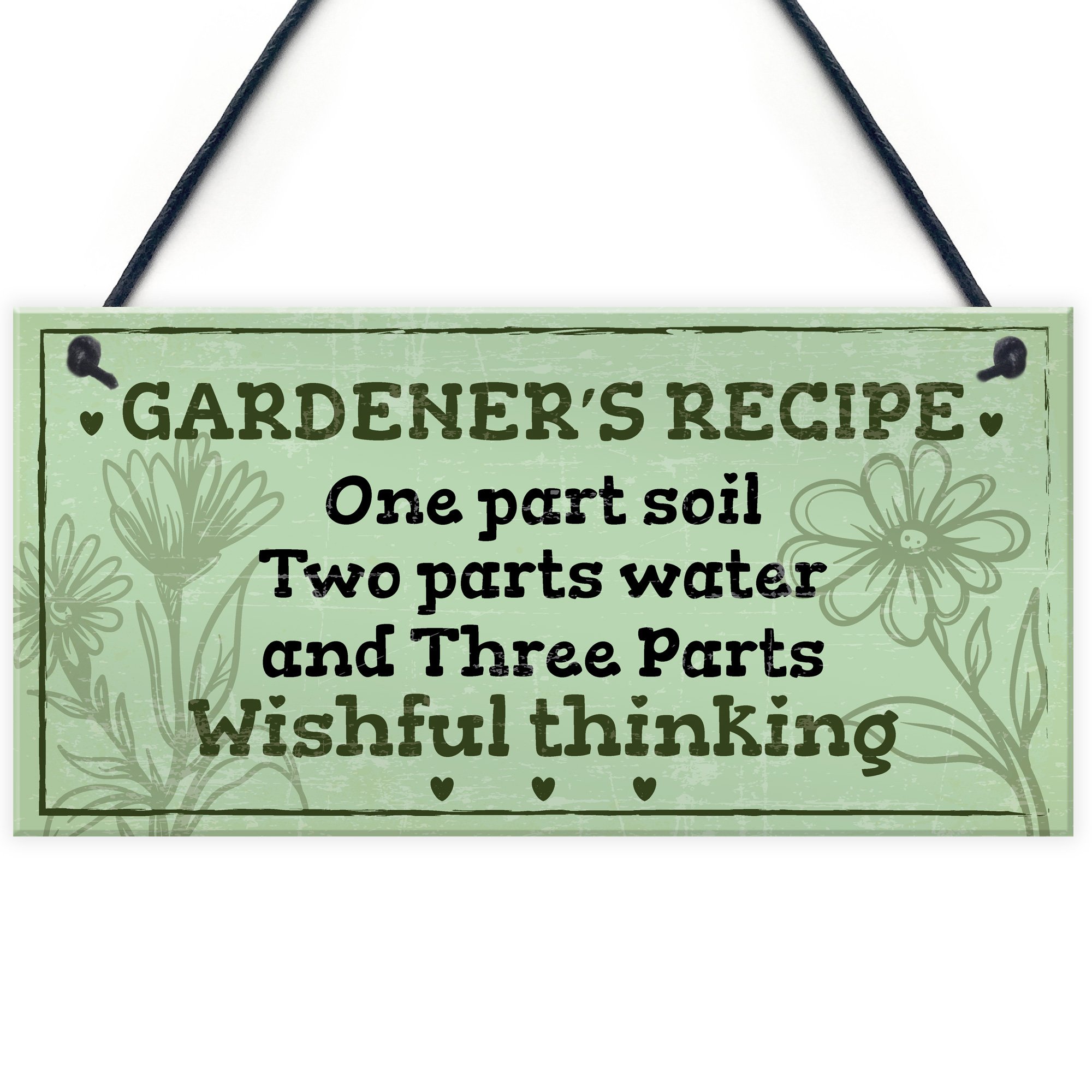 Red Ocean Garden Sign Outdoor Plaque SummerHouse Sign Garden Shed Gardening Gift Friendship Gifts