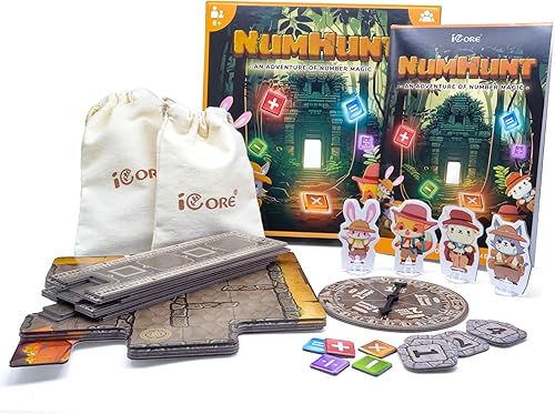 Miniatura 5 de iCore Juegos de matemáticas para niños de 6 a 12 años, juguetes educativos de matemáticas para aprendizaje inteligente, multiplicación, división,