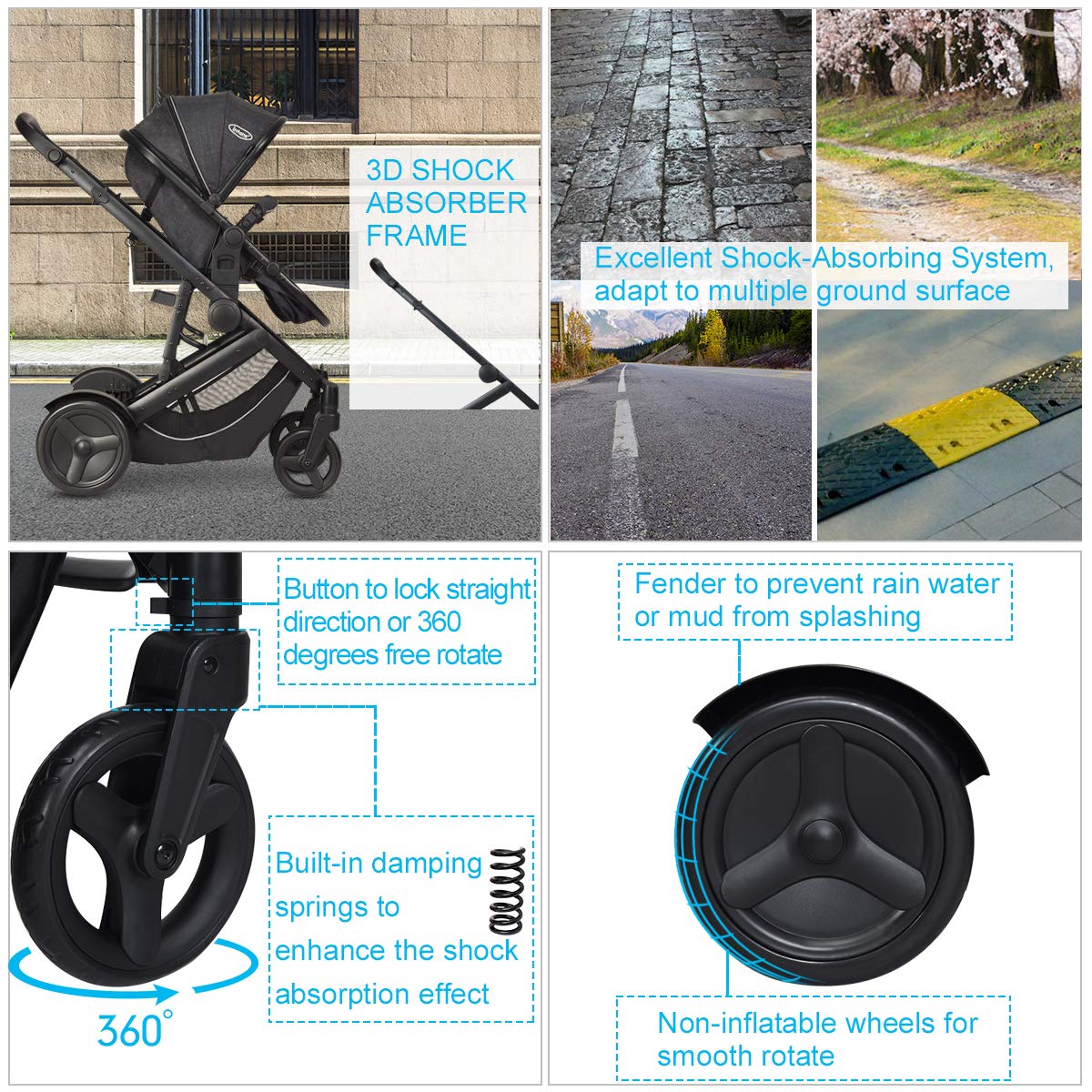 infans double stroller