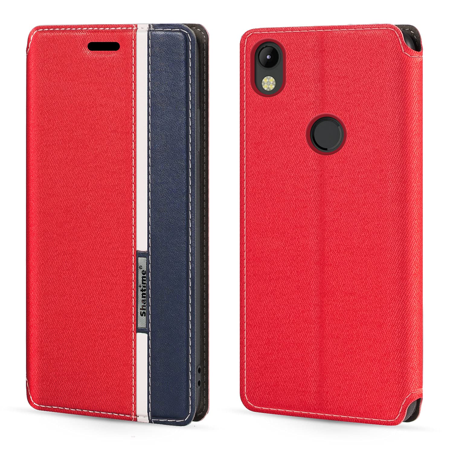 ShantimeTecno Camon CN Case, Fashion Multicolor Magnetic Closure Leather Flip Case Cover with Card Holder for Tecno Camon CN