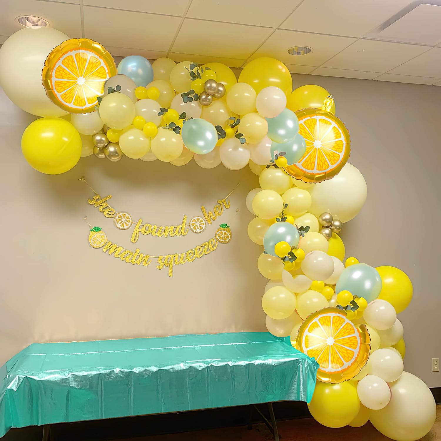 Lemon Baby Shower Decorations Lemonade party main squeeze bridal shower