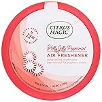 Citrus Magic Holiday Odor Absorbing Solid Air Freshener, Holly Jolly Peppermint, 7-Ounce
