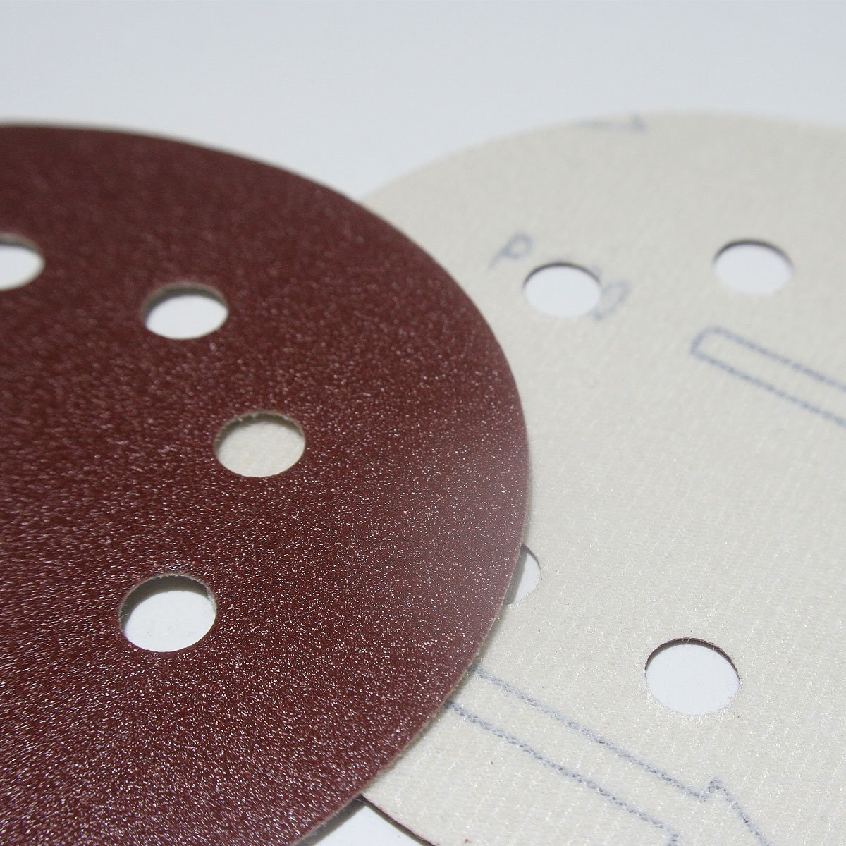 500er Pack Schleifscheiben Ø125mm, 5 Körnungen, 125mm (Ø), Großpackung Schleifpapier in fünf Körnungen für Exzenter-Schleifer