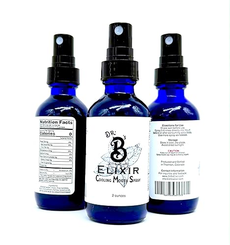 Miniatura 3 de Dr. B's Elixir - Botella refrescante en aerosol bucal de 2 onzas, proporciona alivio inmediato del dolor de los alimentos picantes.