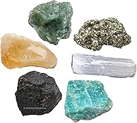 Vista 27 de Amazing Gemstone Cristales para el período agradable del ciclo menstrual menstrual, juego de 6 piedras de sangre, cuarzo rosa, piedra lunar