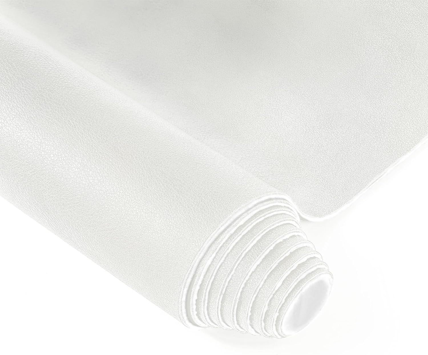 Upholstery Fabric - Faux Leather Sheets PU Material 1.2mm Thickness Soft and Elastic Apply to Outdoor Boat Automotive DIY Sell by Yard(Beige 1Y)