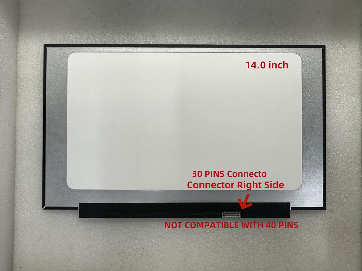 Replacement Screen N140BGA-EA4 B140XTN07.2 NT140WHM-N34 Fit NT140WHM-N51 B140XTN07.3 LCD Screen Replacement for HD 1366x768, LED Non-Touch Display(Narrow Edge) with Tools