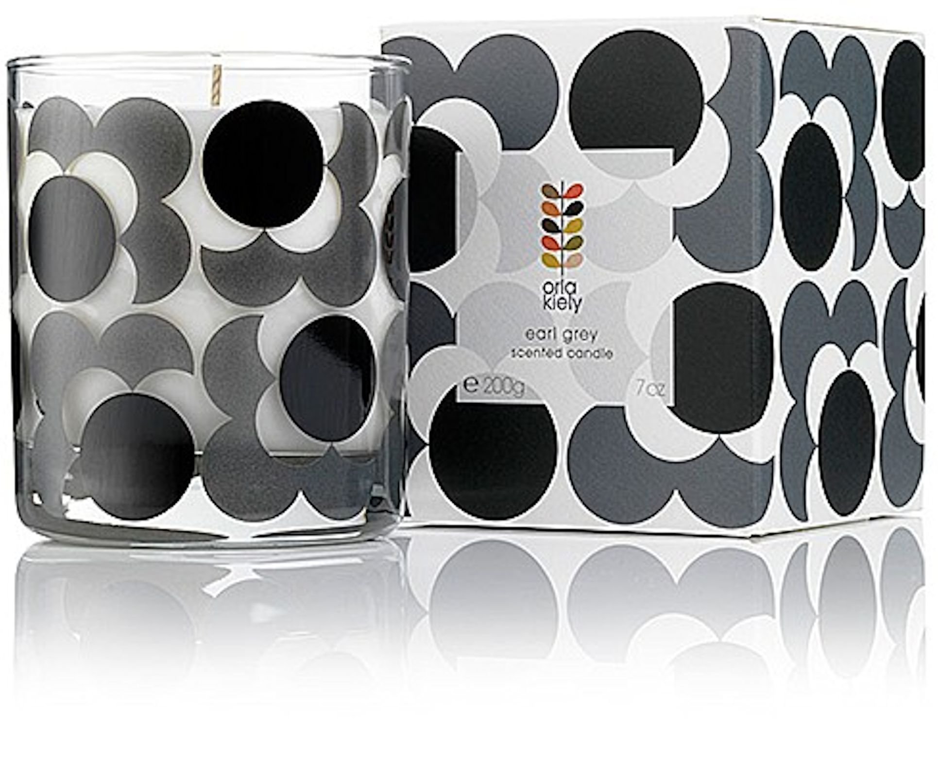 Orla Kiely Kerze – Earl Grau