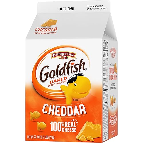 Miniatura 9 de Goldfish Galletas de queso cheddar, cartón de 27.3 onzas