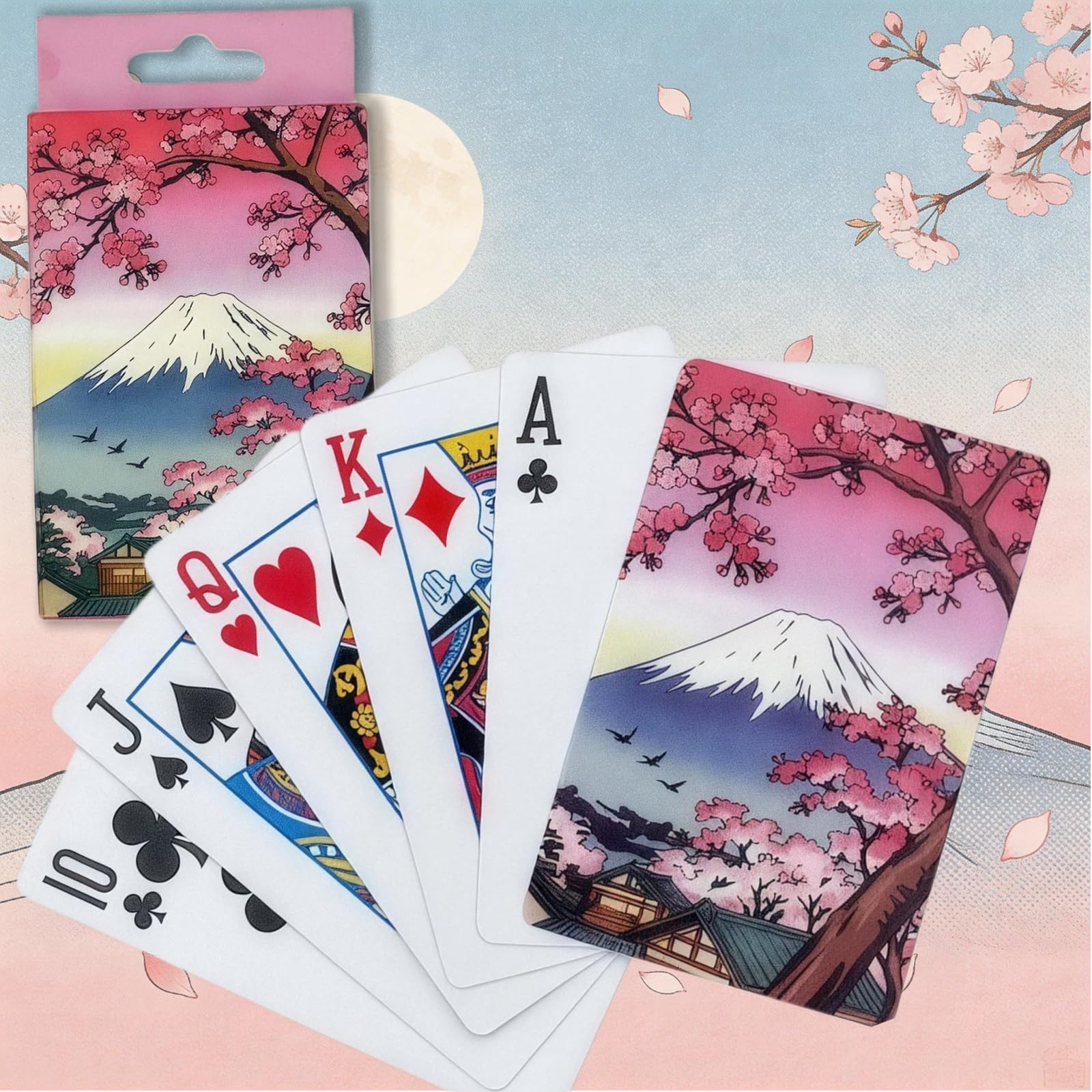 総柄　プリント　ラップ　エプロン　個性的　珍品　トランプ　女　メッセージ　白　赤 Amazon.co.jp: MEMORY JAPAN 浮世絵 トランプ 和柄 プレイングカード