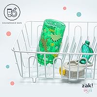 Vista 8 de Zak Designs Bluey Sage Kids Water Bottle For School or Travel, 16oz Durable Plastic Water Bottle With Straw, Handle, and Leak-Proof, Pop-Up Spout