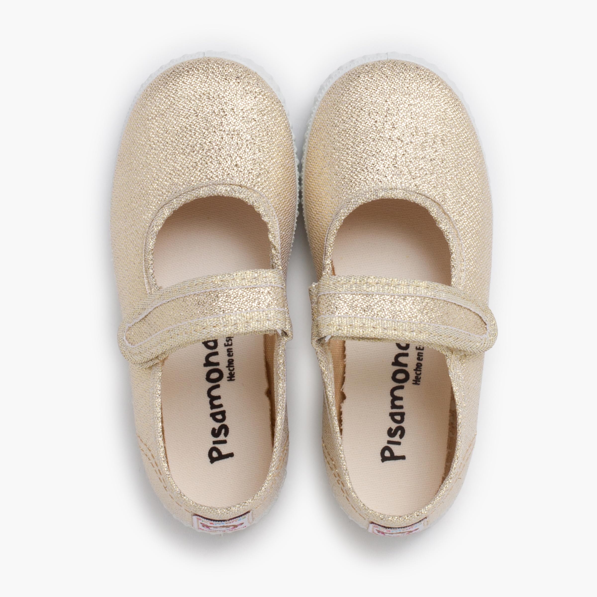 Pisamonas Ballerine con Cinturino Glitter Chiusura A Strappo