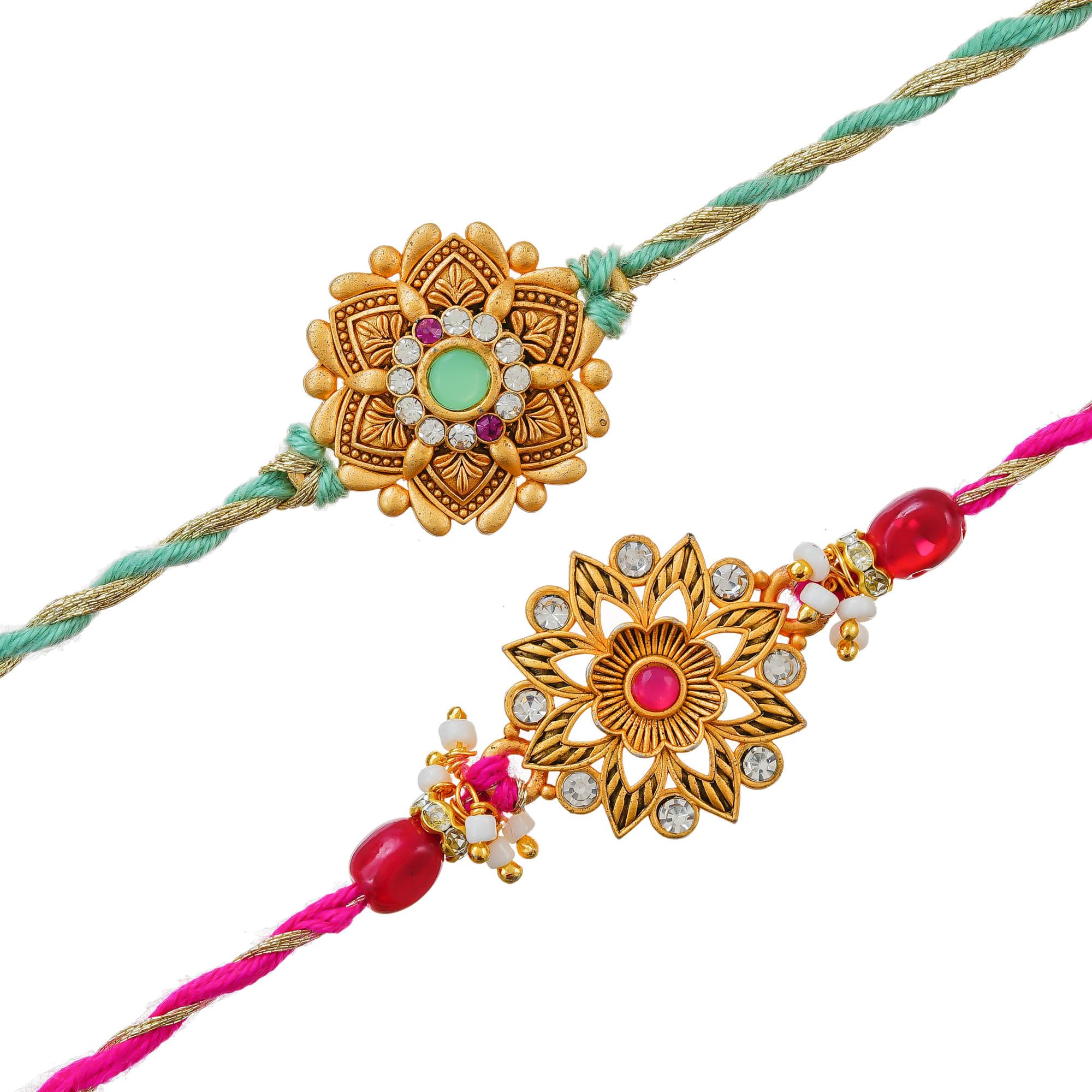Diamond Rakhi Set - Best Bro Ever Gift -8