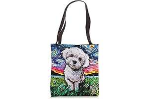 Stunning Maltipoo Tote Bag: A Gift of Art for Maltese Lovers