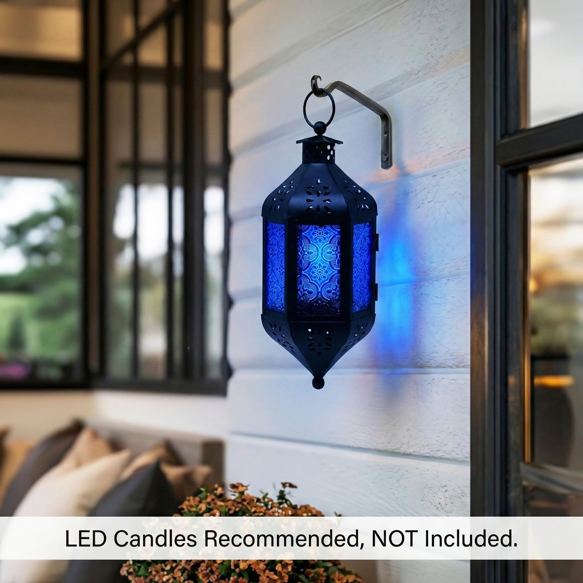 Amazon.com: Vela Lanterns Decorative Indoor Outdoor Hanging Candle