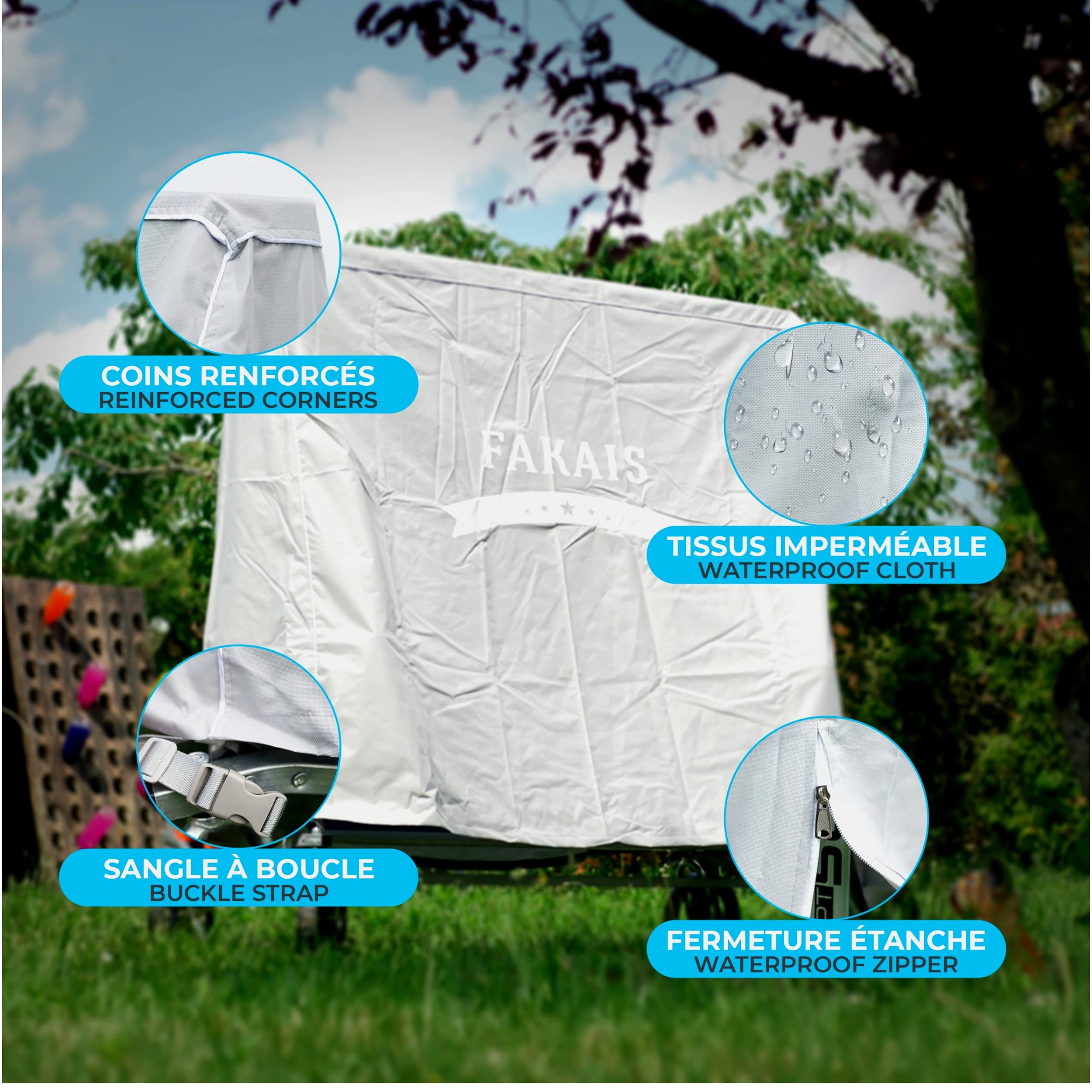 funda protectora de mesa de ping pong para exteriores, impermeable resistente al desgarro, al viento, al sol, a la lluvia y a la nieve, Anti-UV Protección PVC oxford 600 D, 160x85x135x26 cm